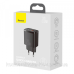 Зарядний пристрій 2xUSB 20W (USB-C+USB-A) Чорний Baseus (CCXJ-B01)