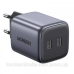 Зарядний пристрій 2xUSB 45W GAN (Type-C 25W+20W) PD CD294 Ugreen Сірий (90573)