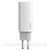 Зарядний пристрій 2xUSB 65W GaN (USB-C+USB-A) Білий Baseus (CCGAN2L-B02)