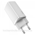 Зарядний пристрій 2xUSB 65W GaN (USB-C+USB-A) Білий Baseus (CCGAN2L-B02)