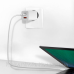 Зарядний пристрій 2xUSB 65W GaN (USB-C+USB-A) Білий Baseus (CCGAN2L-B02)