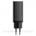 Зарядний пристрій 2xUSB 65W GaN (USB-C+USB-A) Чорний Baseus (CCGAN2L-B01)