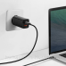 Зарядний пристрій 2xUSB 65W GaN (USB-C+USB-A) Чорний Baseus (CCGAN2L-B01)