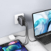 Зарядний пристрій 3xUSB 100W (3xType-C+USB QC4+) Tech Fast GAN Charger чорний CD226 Ugreen (40747)