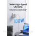 Зарядний пристрій 3xUSB 100W GaN (2хUSB-C+USB-A) білий Vention (FEGW0-EU)