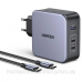 Зарядний пристрій 3xUSB 140W GaN (2хUSB-C+USB-A) CD289 with C to C Cable 1.5 м Gray Ugreen (90549)