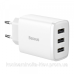 Зарядний пристрій 3xUSB 17W (USB-A) Білий Baseus (CCXJ020102)