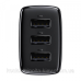 Зарядний пристрій 3xUSB 17W (USB-A) чорний Baseus (CCXJ020101)