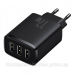 Зарядний пристрій 3xUSB 17W (USB-A) чорний Baseus (CCXJ020101)