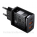 Зарядний пристрій 3xUSB 20W (USB-C+USB-A) Чорний Baseus (CCXJ-E01) Зарядний пристрій 3xUSB 20W (USB-C+USB-A) Чорний Baseus (CCXJ-E01)