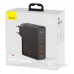 Зарядний пристрій 4xUSB 100W GaN (2xUSB-C+2xUSB-A) Чорний Baseus (CCGAN2P-L01)