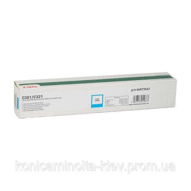 Тонер-картридж OKI C301/C321/MC332/MC342 Cyan 1,5K (44973543)