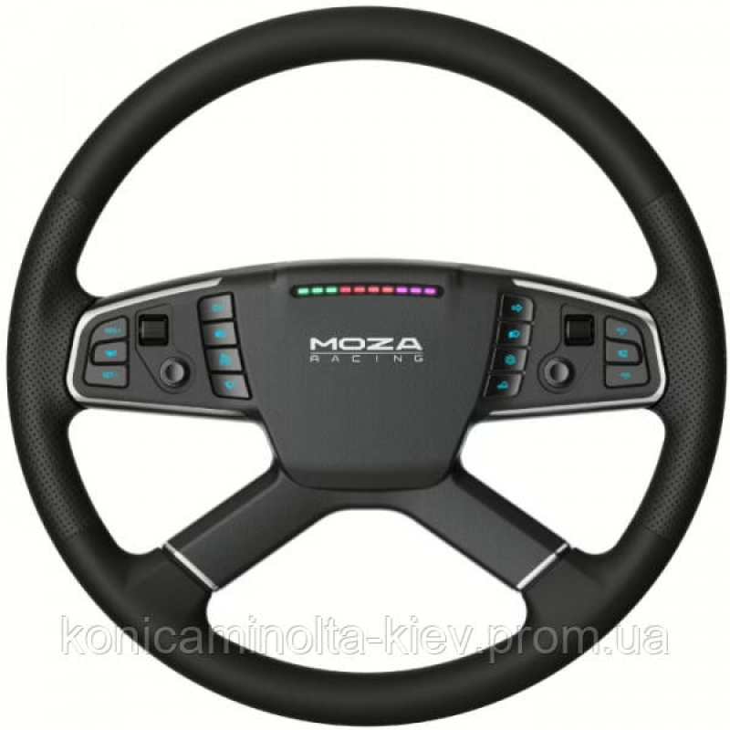 Кермо MOZA Racing TSW Truck 40cм.,14 кн. RGB, чорне