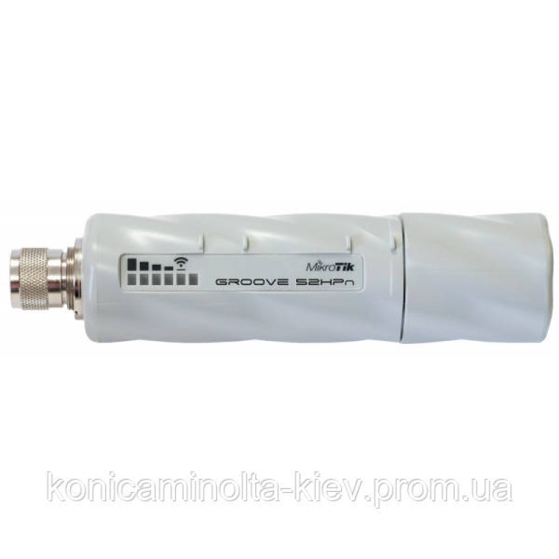 Точка доступу Mikrotik Groove 52 (RBGroove52HPn), 2.4GHz/5GHz Backbone/CPE, N-male connector Точка доступу Mikrotik Groove 52 (RBGroove52HPn), 2.4GHz/5GHz Backbone/CPE, N-male connector