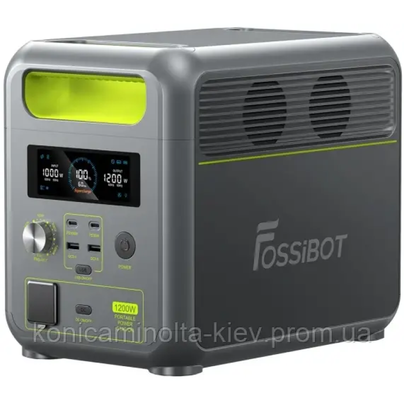 Зарядна станція FOSSiBOT F1200 Green, 1024 Вт*год