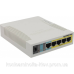 Комутатор Mikrotik RB260GSP, 5-port Gigabit smart switch with SFP cage, SwOS, plastic case, PSU