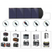 Сонячна панель для УМБ Choetech 100W (193x37см) DC100W,1*USB QC3.0 18W,1*USB-C PD3.0 45W, 1xUSBA 12W (SC009)
