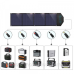 Сонячна панель для УМБ Choetech 80W (158x41см) DC80W, 5V/2.4A USB + 5V/2.4A QC3.0 + USB-C PD3.0(30W) (SC007)