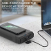 УМБ Choetech 69600mAh, PD3.0 65W USB-Cх2, Car 12V/15A, DC 5-24V/2A, USB 18W, QI10W, LED + БЖ (B661-EUBK)