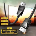 Кабель DP 1.4 Male to Male 3м Plastic Case Braided Cable UGREEN DP114 Чорний (80393)