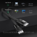 Кабель DP 1.4 Male to Male 3м Plastic Case Braided Cable UGREEN DP114 Чорний (80393)