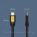Кабель HDMI M - M, 5.0 м, V1.4 Round Cable 4K, HD101 UGREEN Чорний+Жовтий (10167)