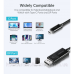 Кабель USB 3.1 Type-C M - DisplayPort M V1.4, Thunderbolt 3, 1.8m 4K@60Hz PVC, чорний Choetech (XCP-1803)