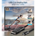 Кабель USB 3.1 Type-C M - DisplayPort M V1.4, Thunderbolt 3, 1.8m 4K@60Hz PVC, чорний Choetech (XCP-1803)