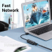 Перехідник USB 3.0 --> Ethernet RJ45 1000Mb Aluminum чорний Vention (CEWHB)