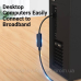Перехідник USB 3.0 --> Ethernet RJ45 1000Mb чорний Vention (CEHBB)