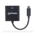 Перехідник USB3.1 Type-C --> DVI (F), Manhattan (152051)