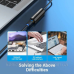 Перехідник USB3.1 Type-C --> Ethernet RJ45 1000 Mb Gigabit Vention (CFBBB)