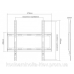 Кріплення для ТВ SATELIT 32-65FIX400 VESA 400x400/Max 40kg/Fixed mounts/Black (32-65FIX400#)